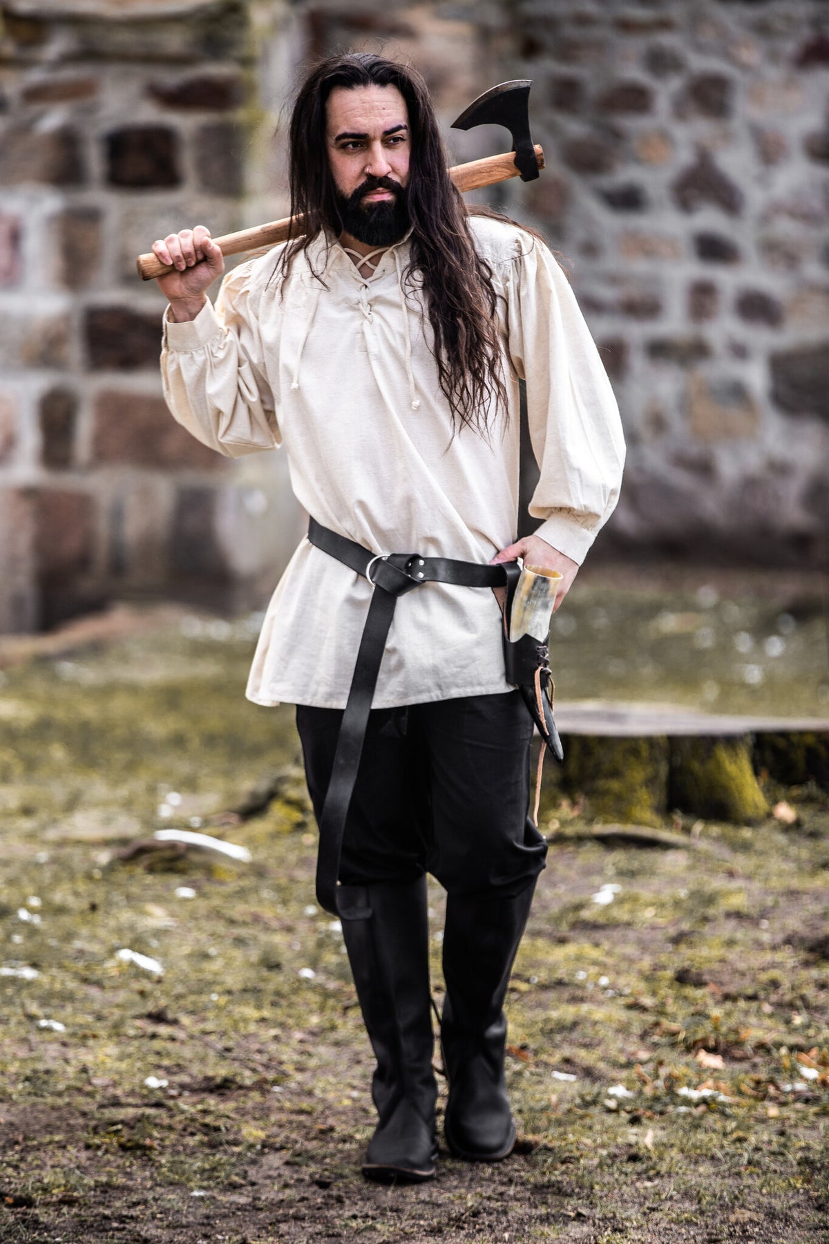 Medieval shirt William, natural