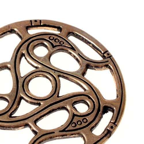 Vendel decorative disc Bosavre, bronze