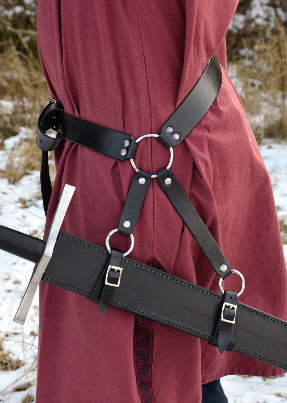 Traditional medieval swordbelt