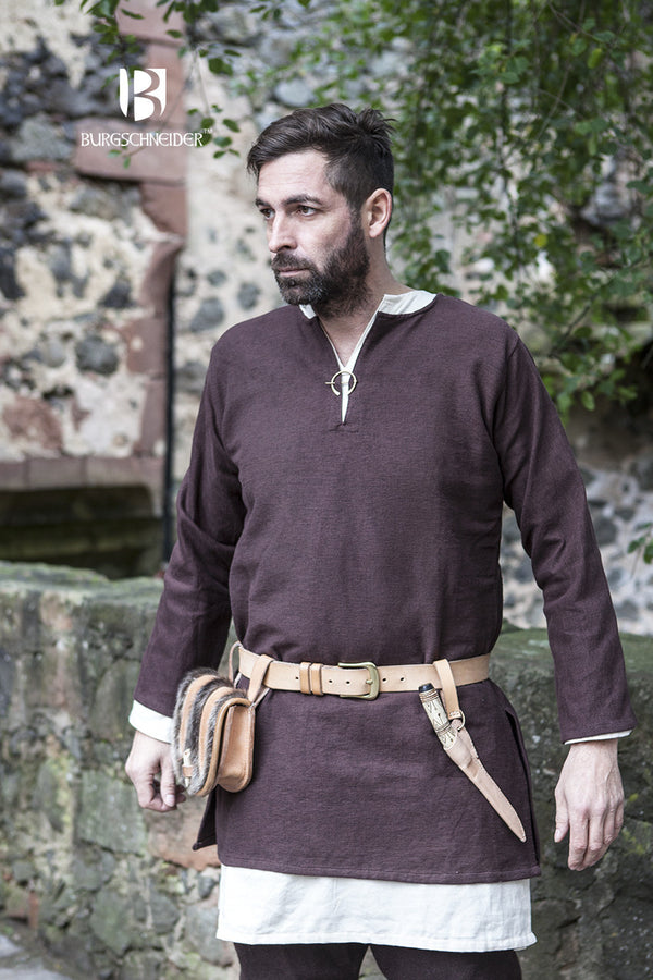 Viking tunic Erik, brown
