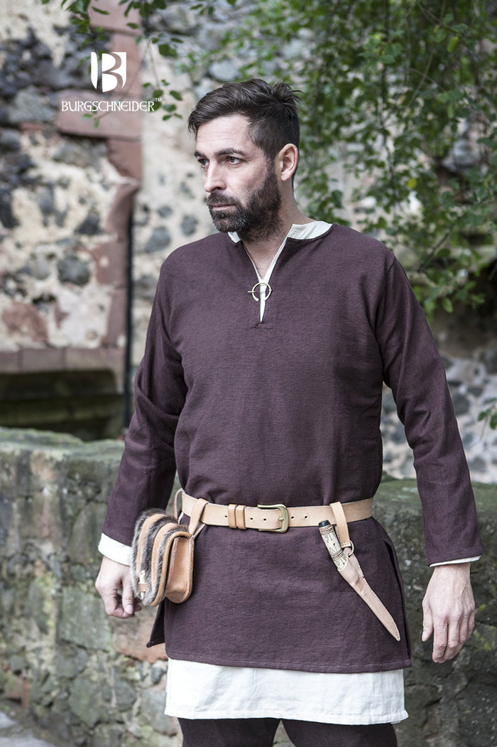 Viking tunic Erik, brown