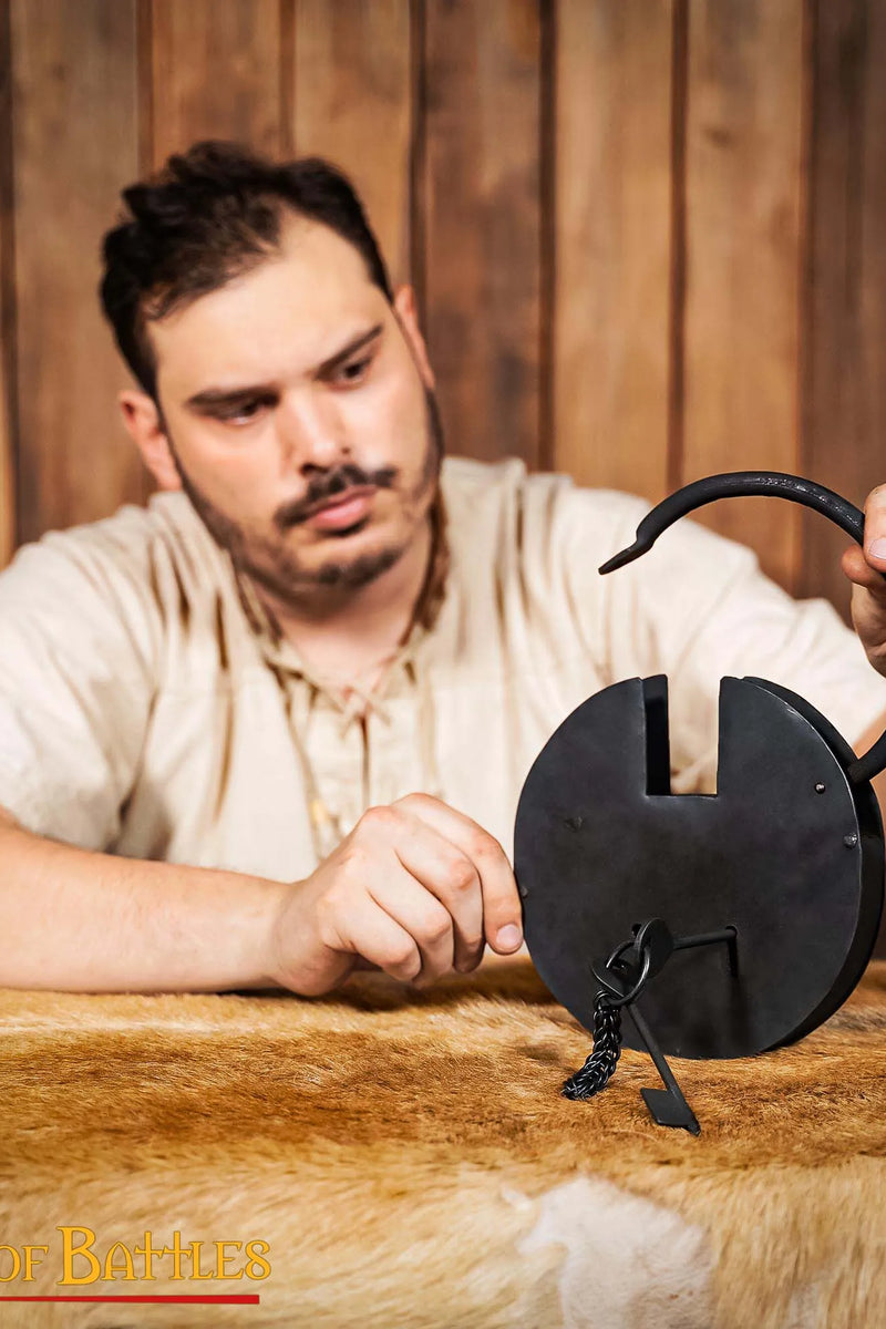 Large medieval padlock