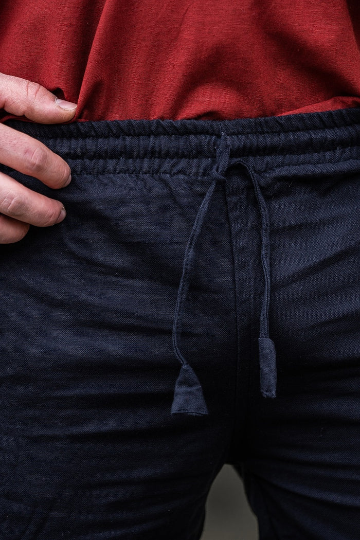 Cotton trousers Alin, black