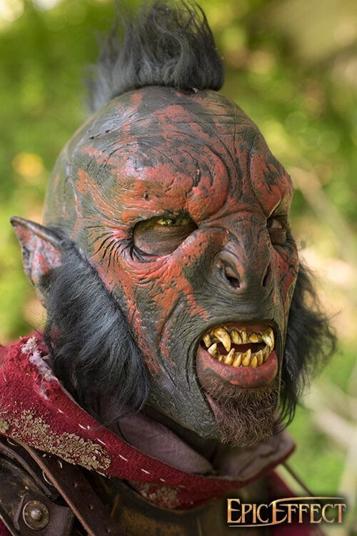 Red Orc Mask