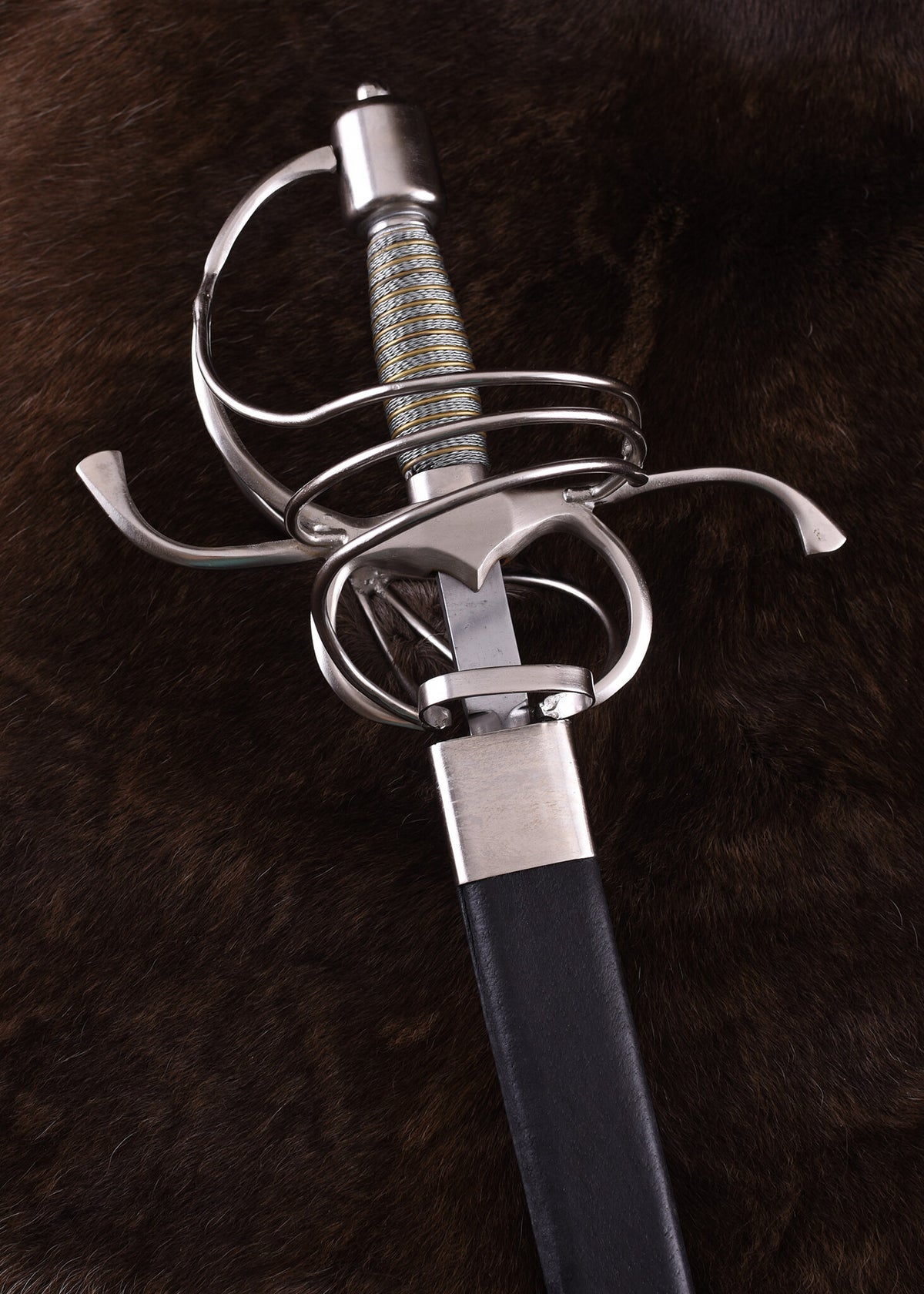 German rapier 17th century, semi-sharp