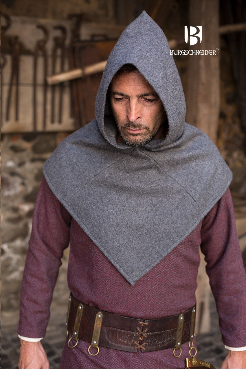 Chaperon Skjoldehamm, wool blend, grey