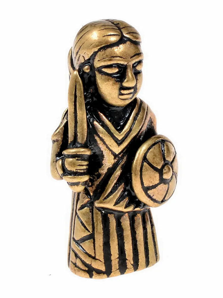Viking valkyrie amulet Harby, bronze