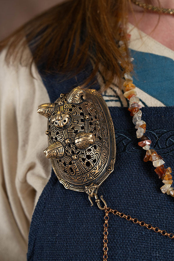 Viking tortoise brooch Birka, bronze, price per piece