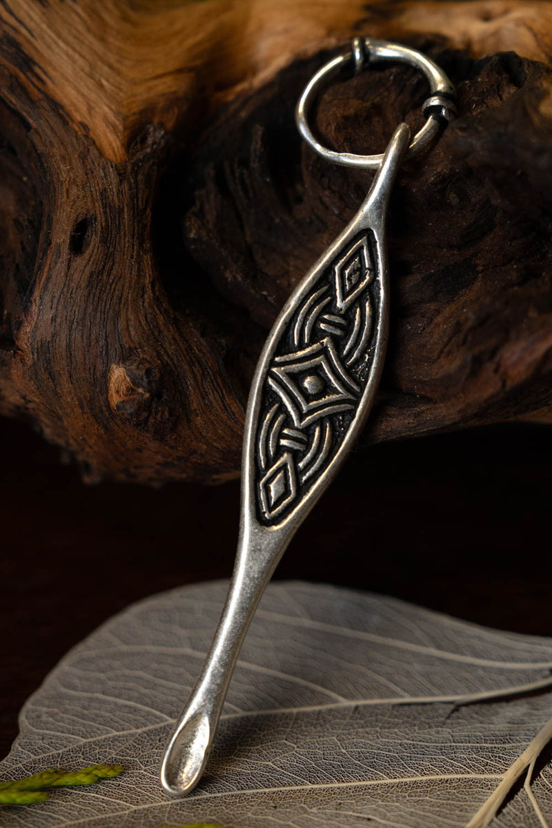 Birka öronsked grav 523, försilvrad