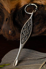 Birka ear spoon, grave 523, silvered