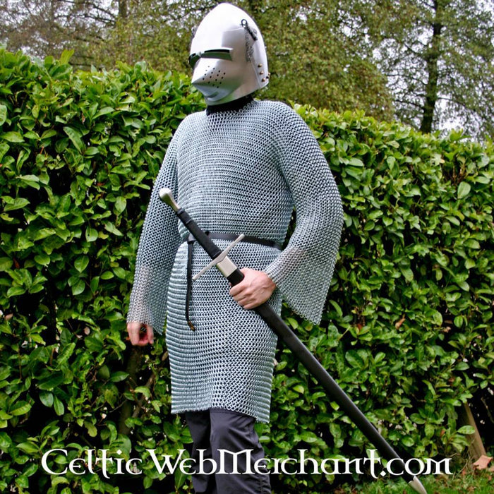 Hauberk, unriveted, galvanized 9 mm