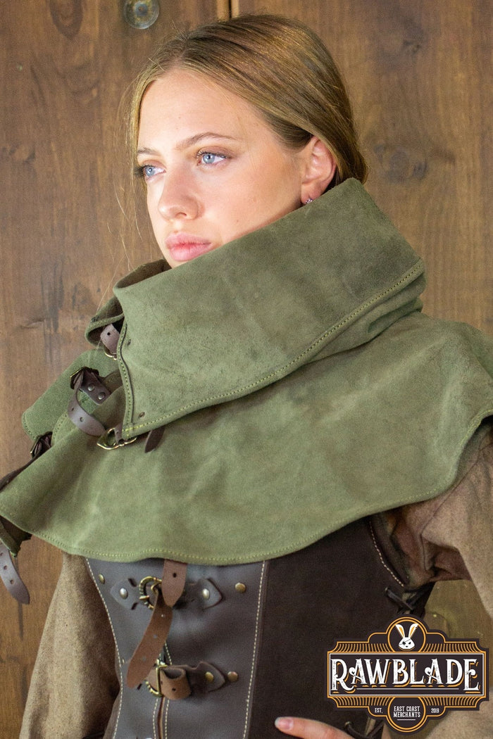 Gevaudan Splitleather Tube Gugel - Green