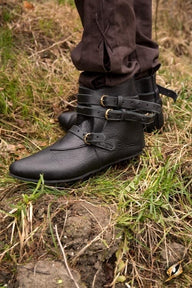 Medieval ankle boots Godfrey, black