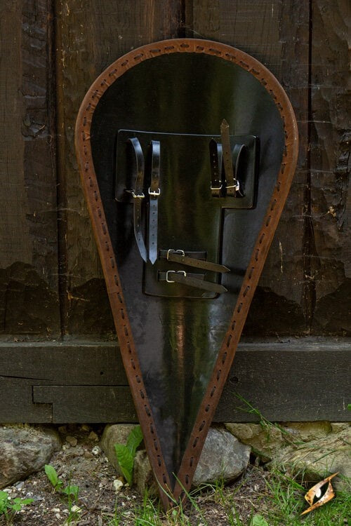 LARP Norman shield blue-white