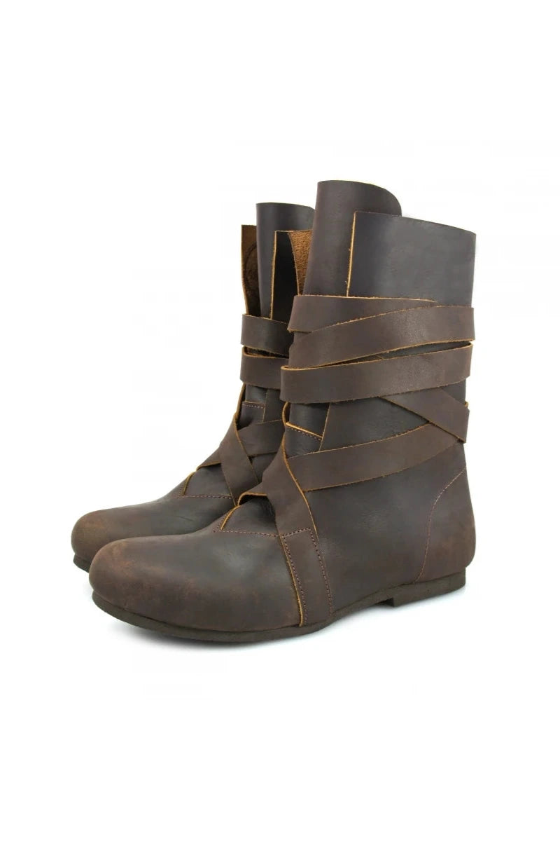 Viking boots Hedeby, brown