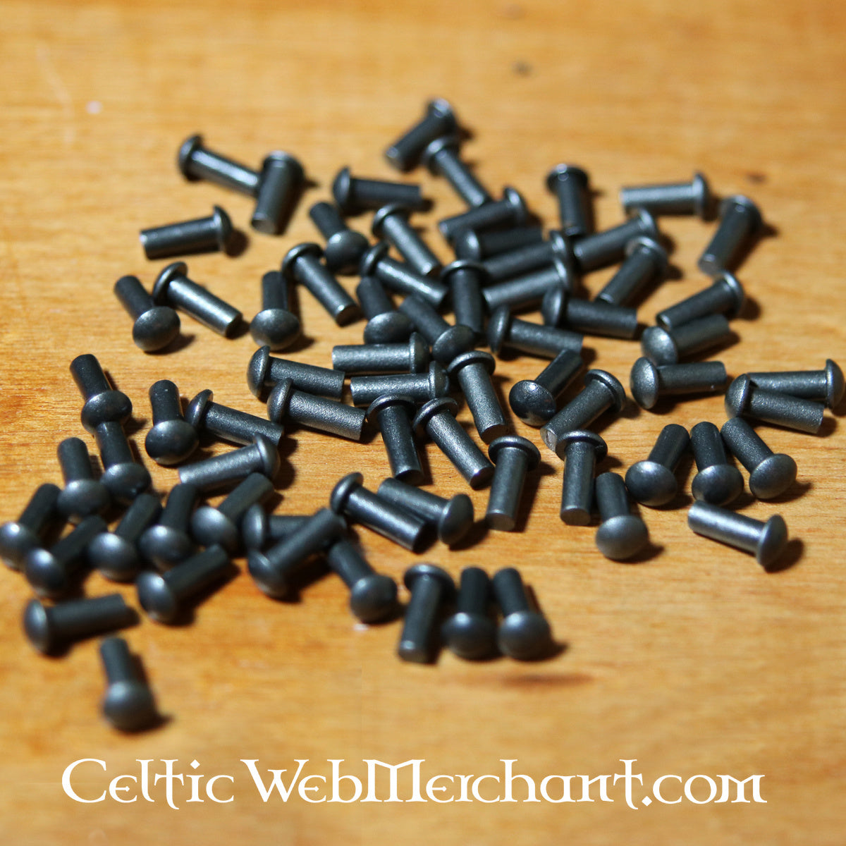 50 steel rivets 4 mm, long