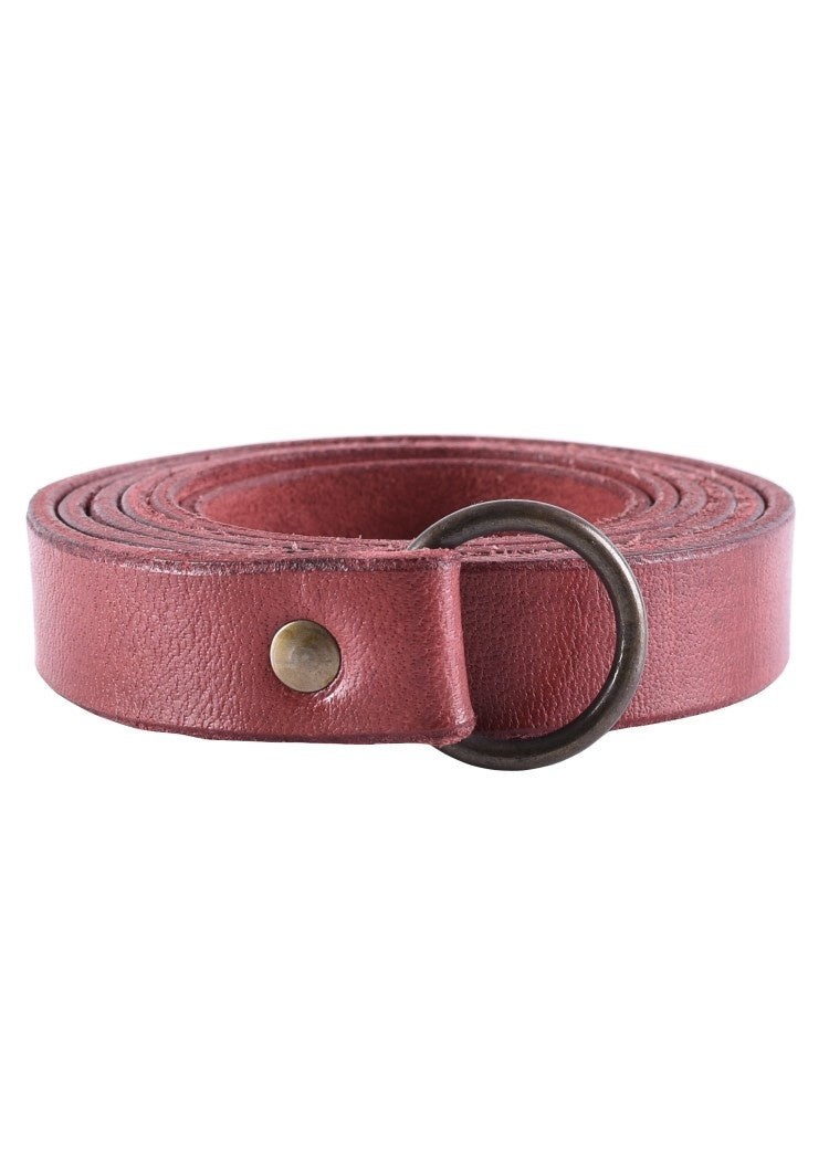Ring belt 190 cm, red