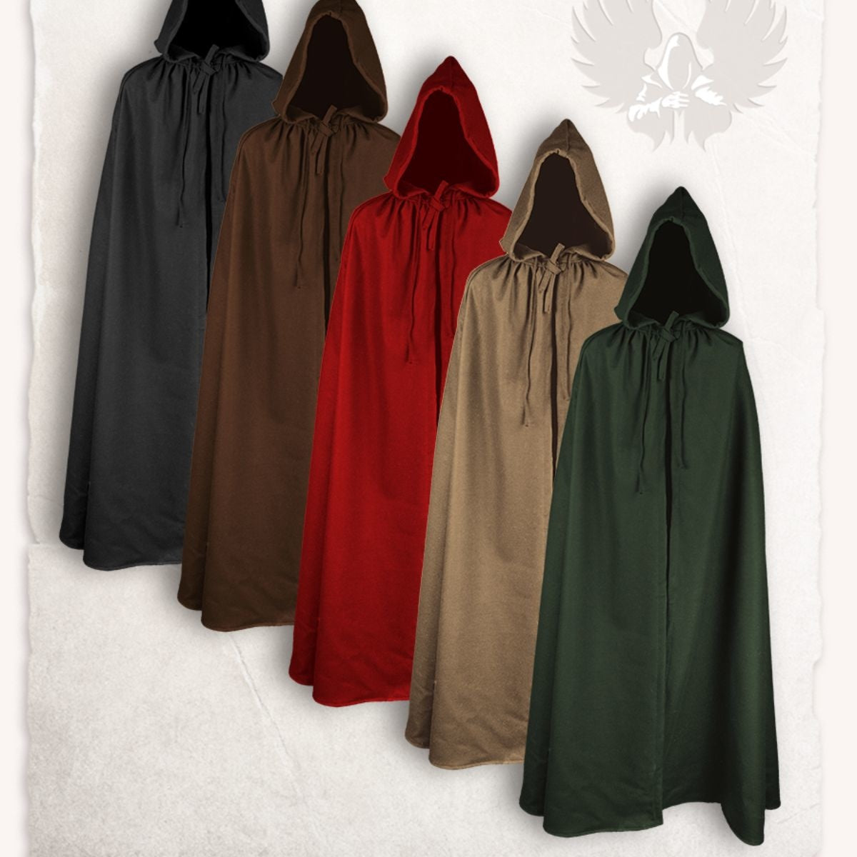 Cloak Aaron, wool blend, brown