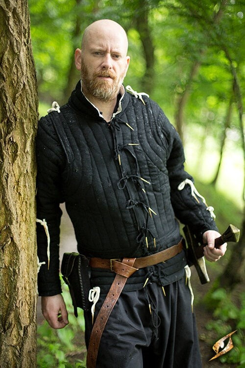 15th century black acketon