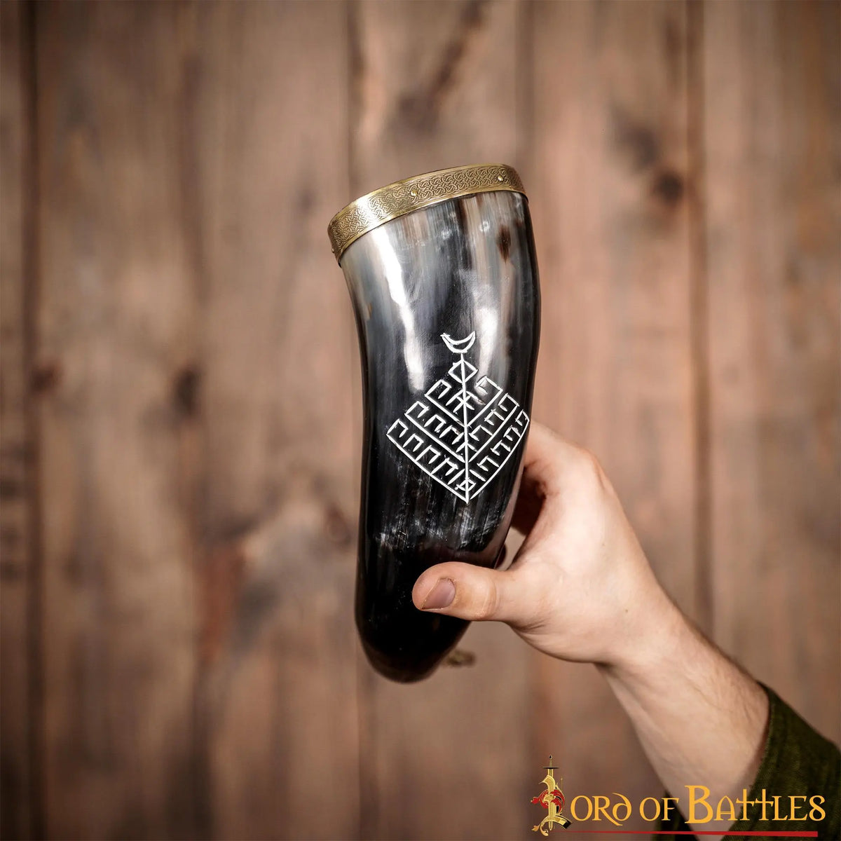 Viking drinking horn with Yggdrasil, 300-500 ml