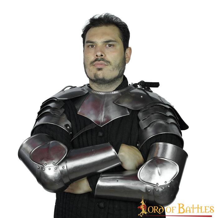 15th century arm armour, vambraces, 1.6 mm