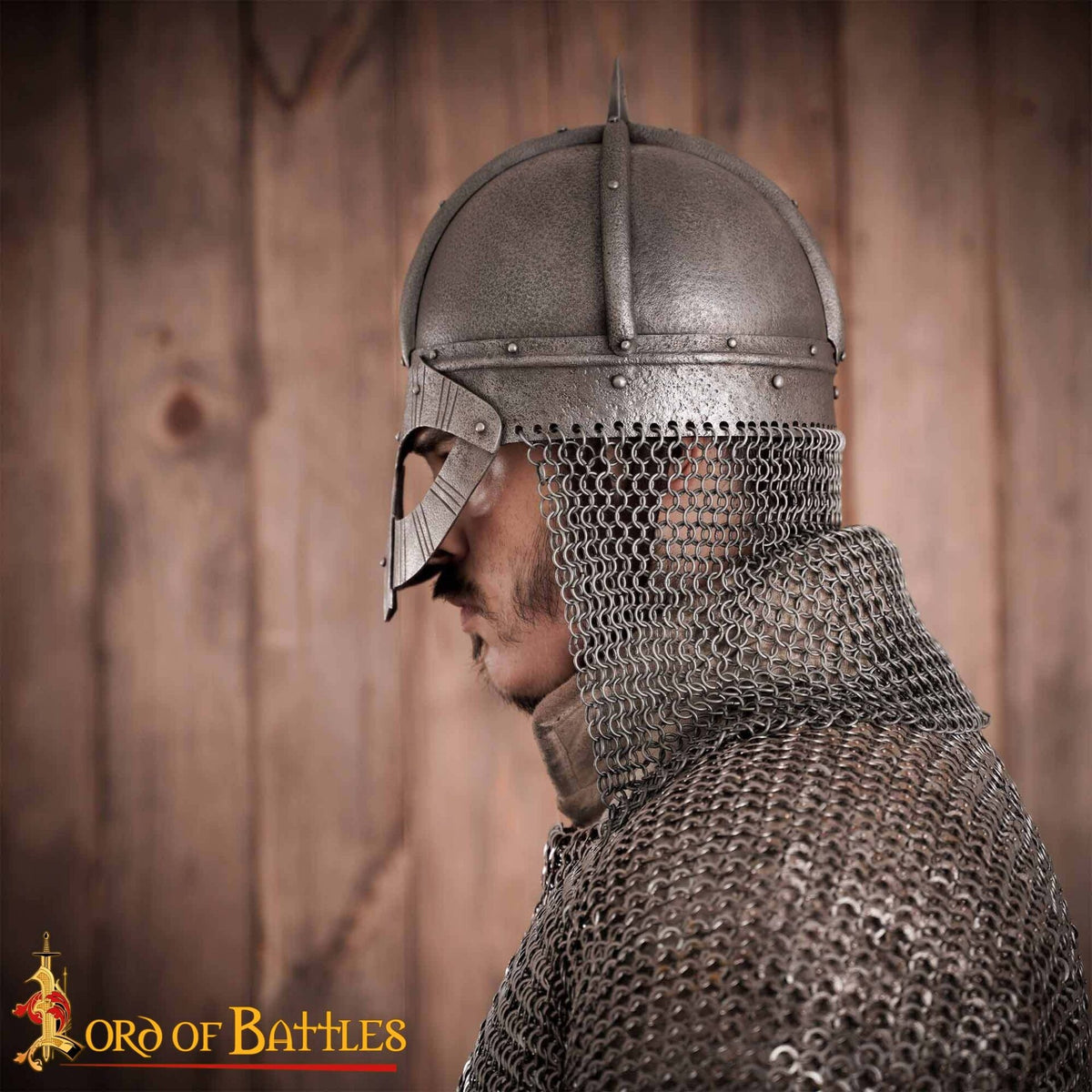 Gjermundbu helmet, antique finish, 2 mm (battle-ready)