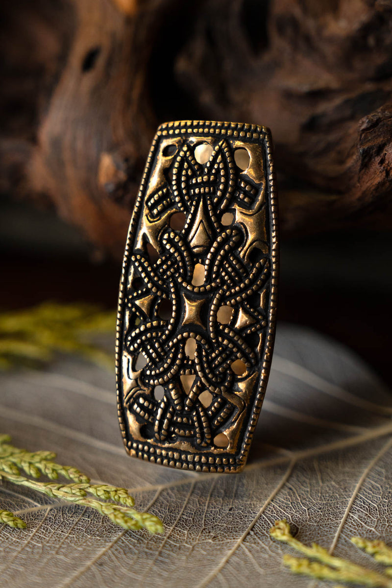 Gokstad bältesbeslag, brons