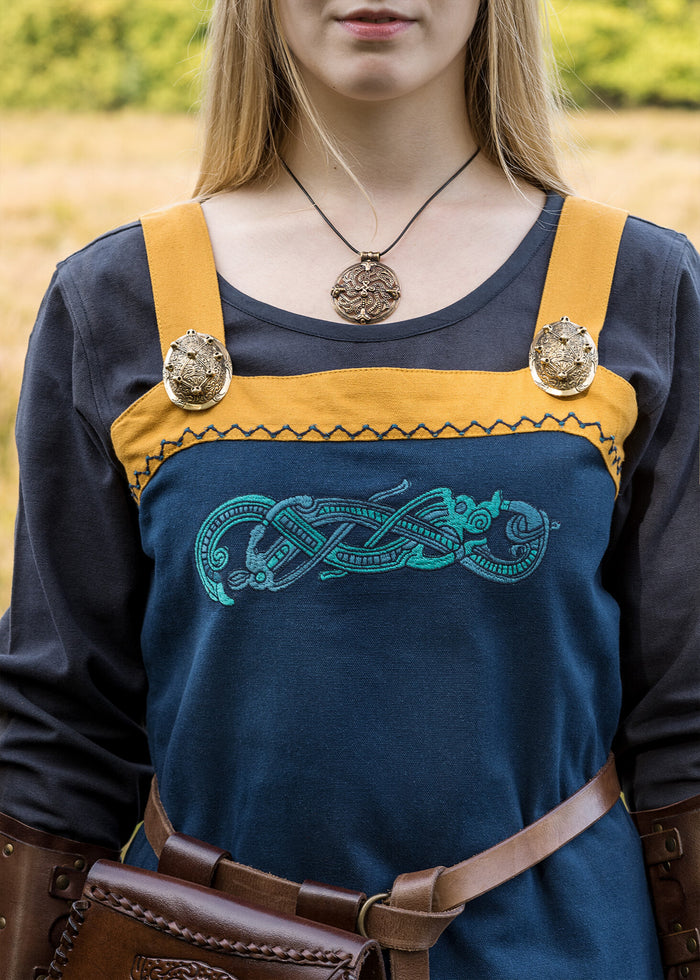 Hangeroc with Viking dragons, blue