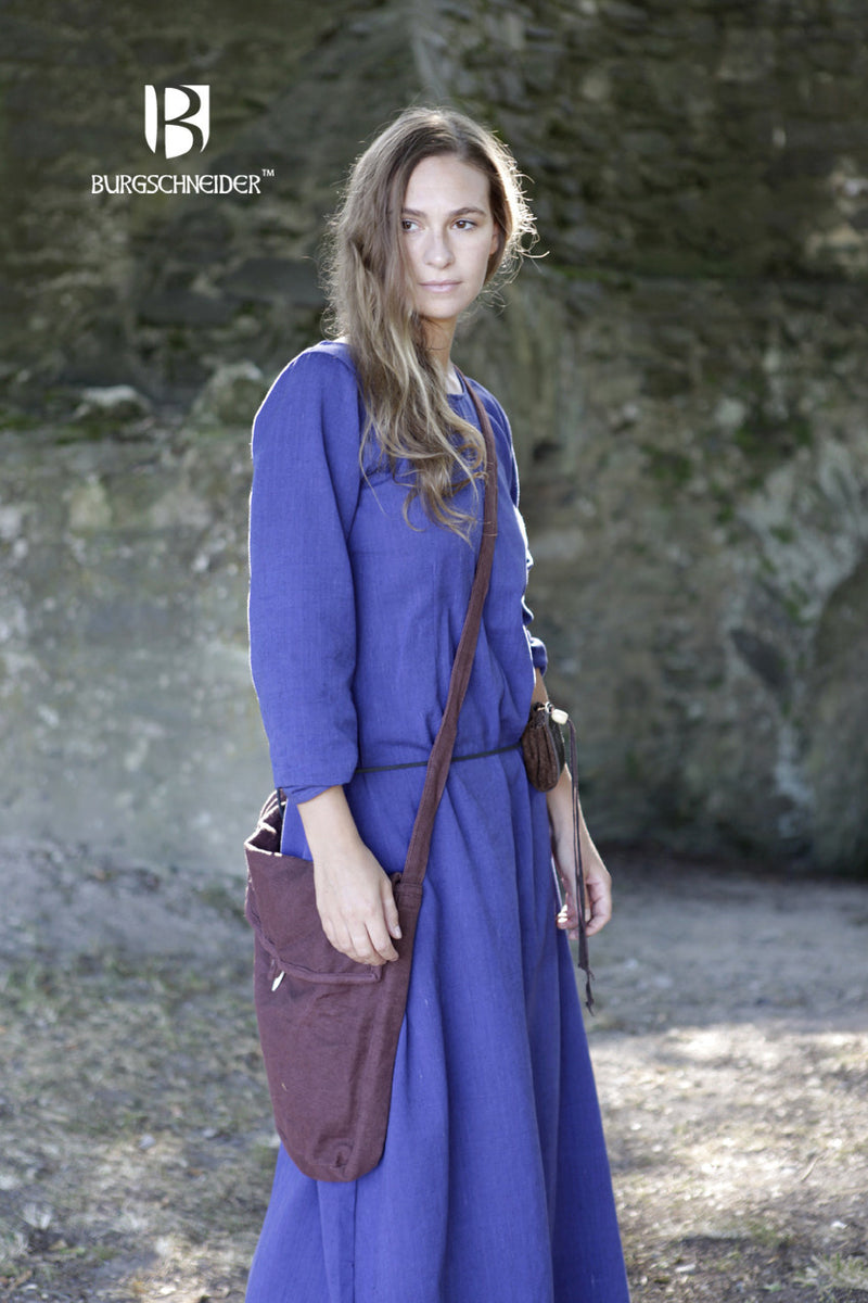 Medieval bag Ehwaz, brown