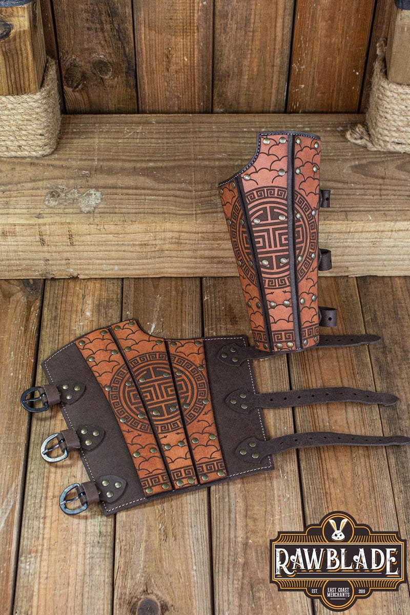 Jittu Jan Leder Armschützer, braun