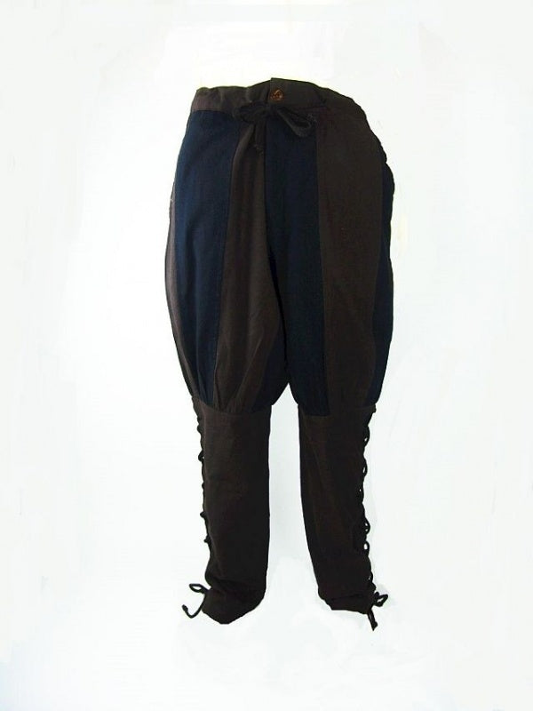 Landsknecht trousers Gustav, brown-black