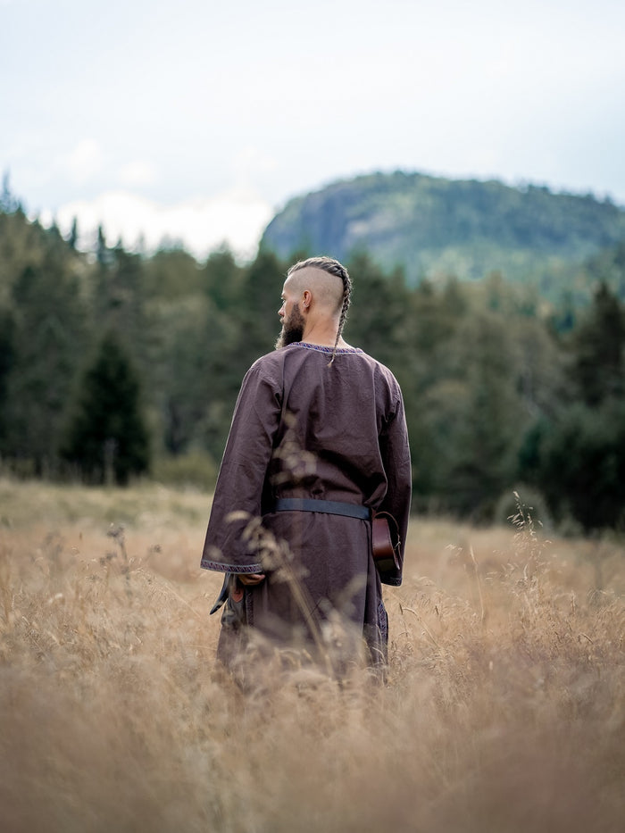 Germanic Thorsberg tunic Wulfhard, dark brown