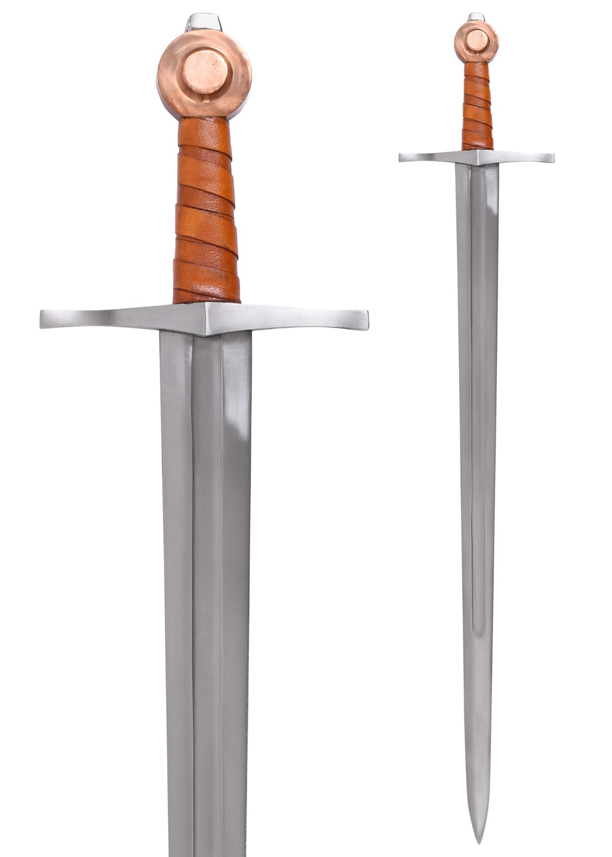 Knight sword Sankt Annen, 12th century, semi-sharp