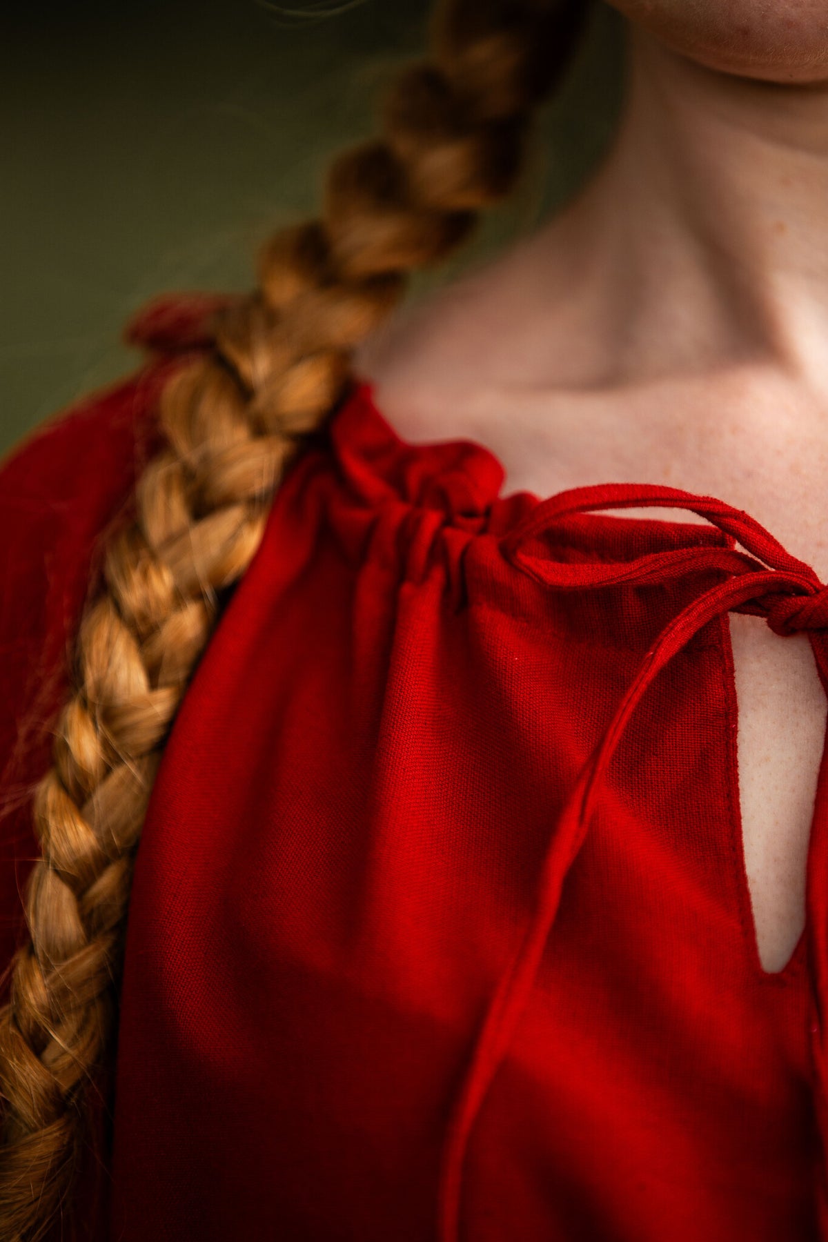 Baroque blouse Julia red