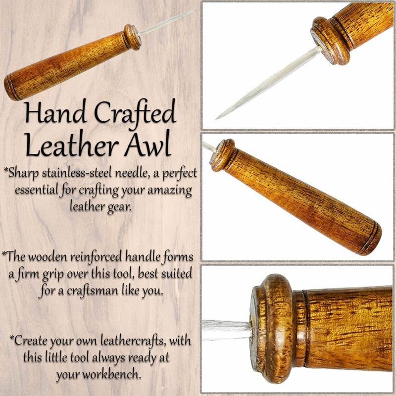 Early medieval leather awl Birka