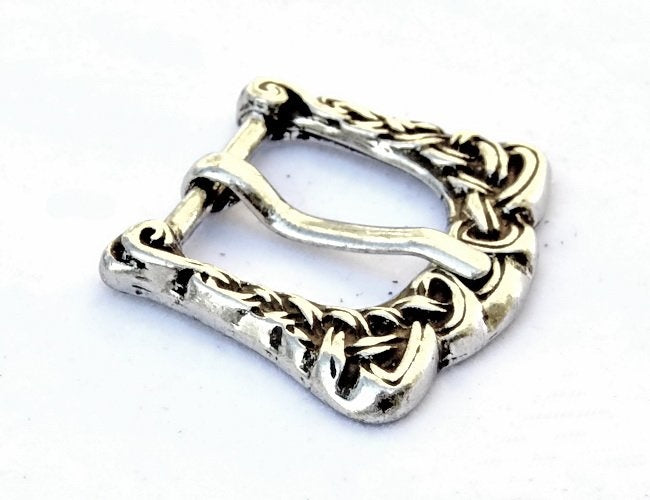 Anglo-Saxon buckle: silvered