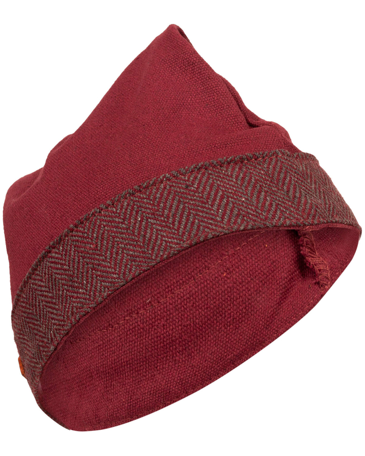 Viking hat Toki, burgundy red
