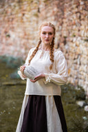 Camicia Fleur, crema