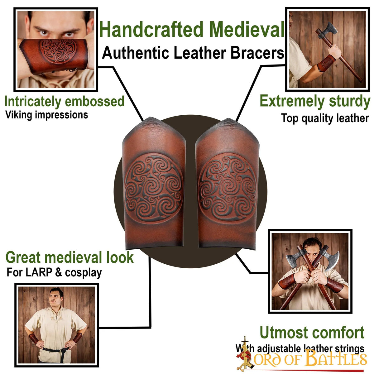 Leather Bracers Ingalvur