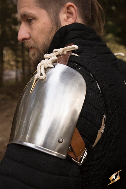 Spaulders Churburg, poliert, 1 mm