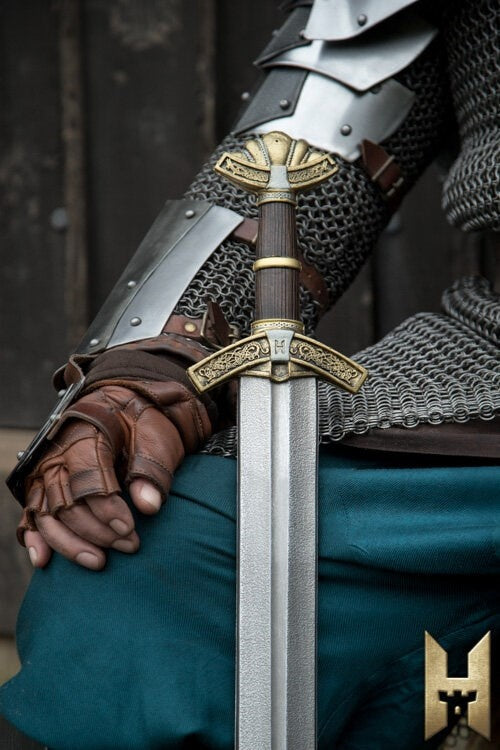 LARP sword Dreki Gold 102 cm