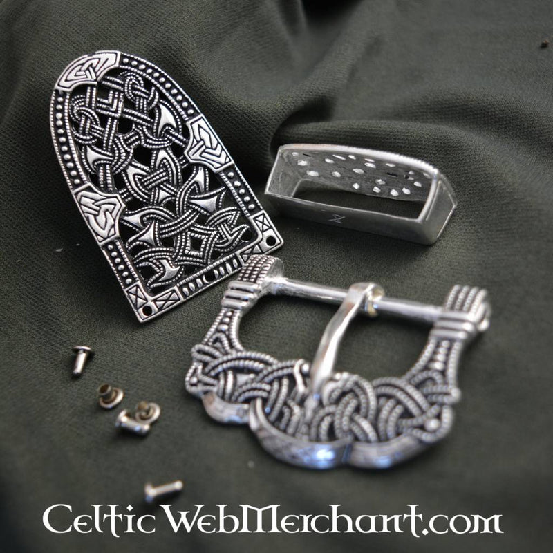 Gokstad bältesbeslag, silver