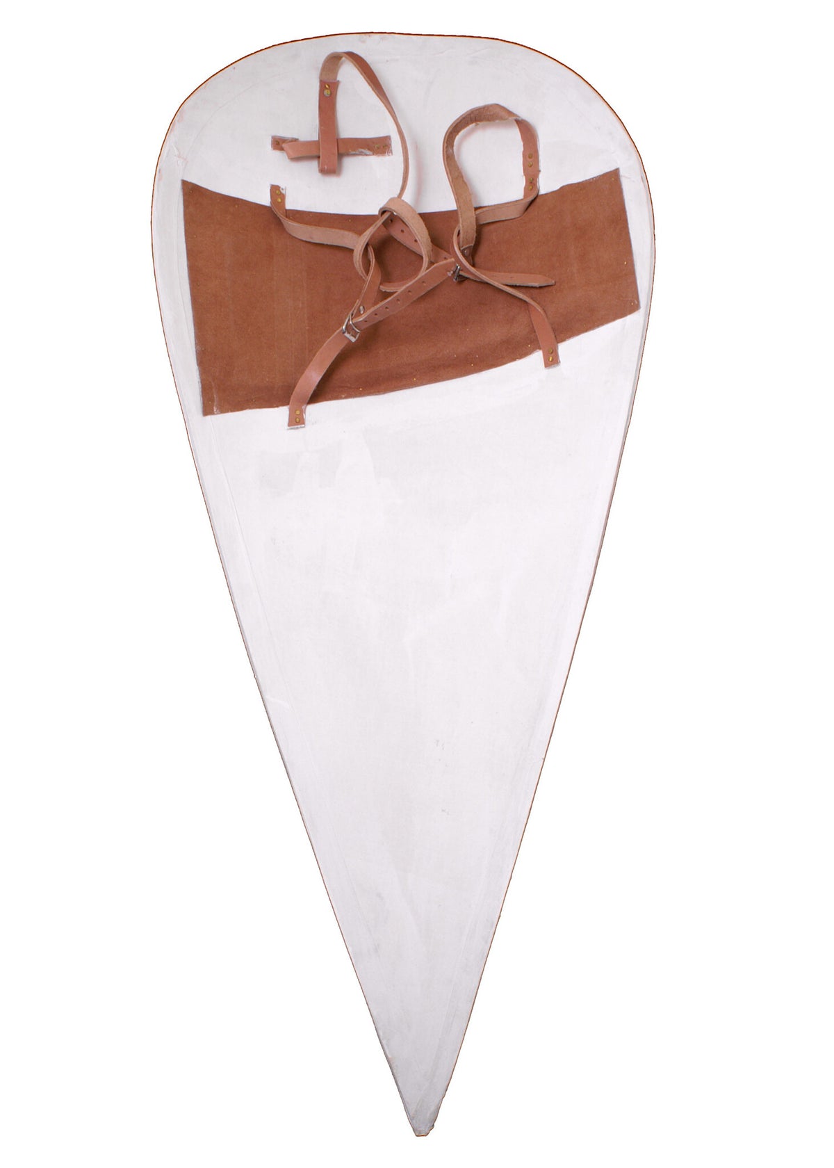 Norman kite shield, unpainted