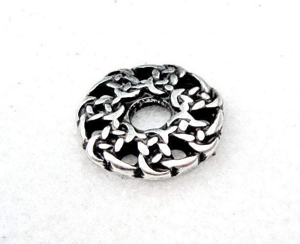 Tidligmiddelalderlige gæliske knapper, sæt med fem stk., forsølvet