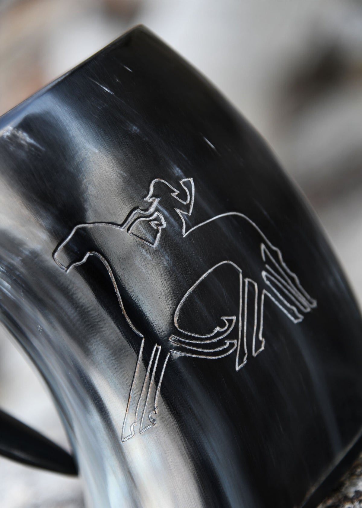 Horn cup, Odin with Sleipnir, 650-1000 ml