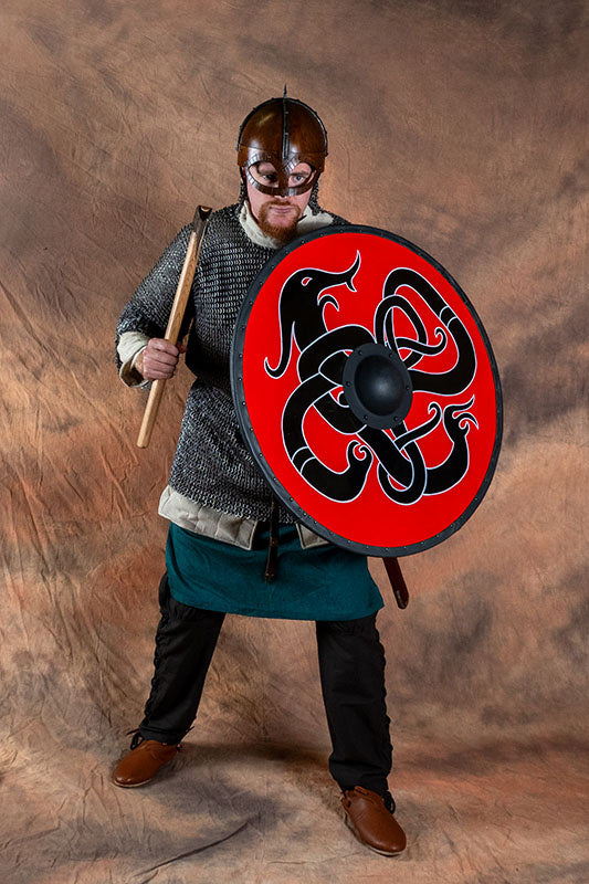 Haubergeon, gemischt, flache Ringe, keilförmige Nieten, 8 mm