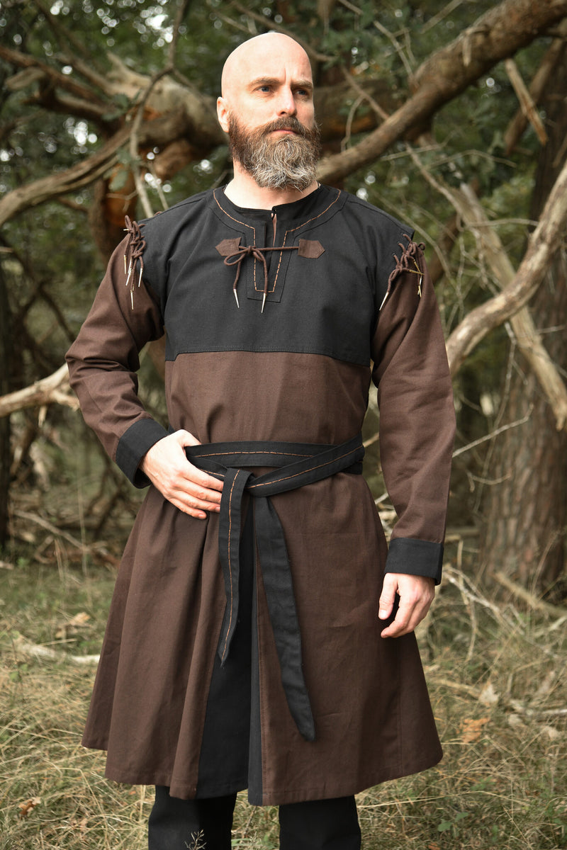 Skjoldehamm tunic, brown-black