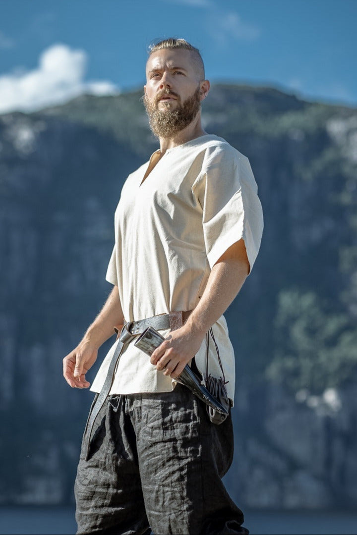Viking tunic Uhtred, cream