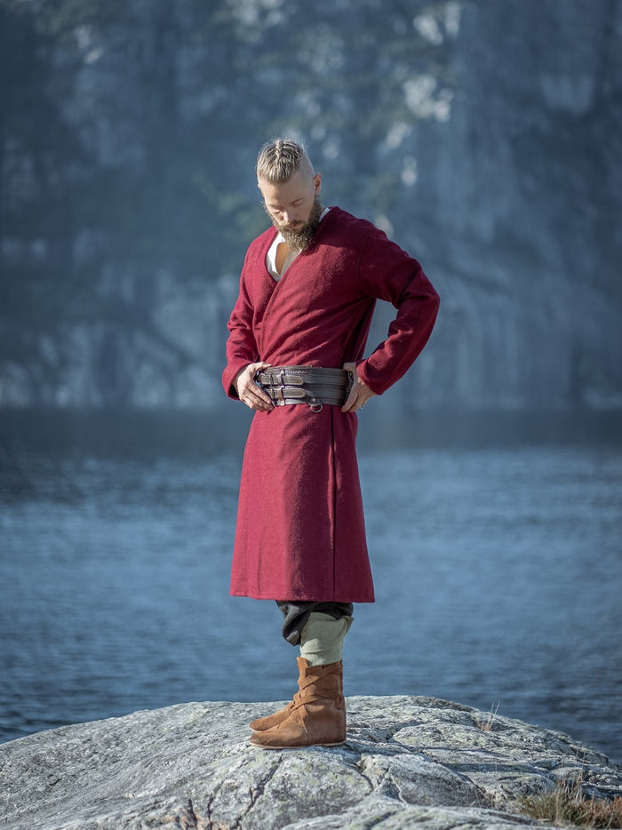 Kaftan Gustav, red, wool blend