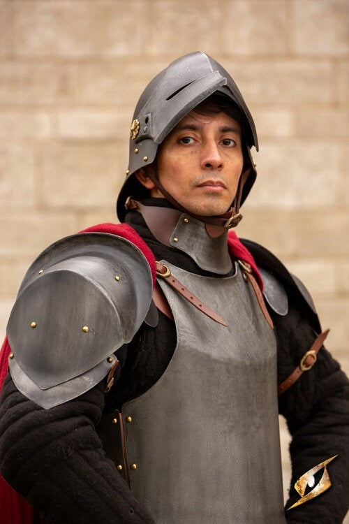 Renegade women's armour, pauldrons, 1 mm